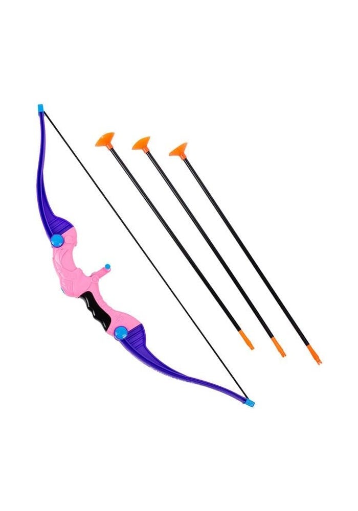 DAISO Archery Set | 65 cm Kidsâ€™ Bow and Arrow Toy | Safe Outdoor & Indoor Target Practice Playset - Image 1